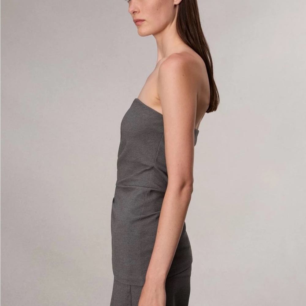 NWT rag & bone Irina Strapless Ponte Top - Picture 5 of 5